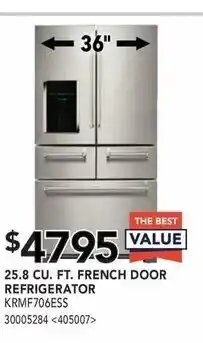 RONA 25.8 CU. FT. French Door Refrigerator offer