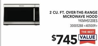 RONA 2 CU. FT. Over-The-Range Microwave Hood offer