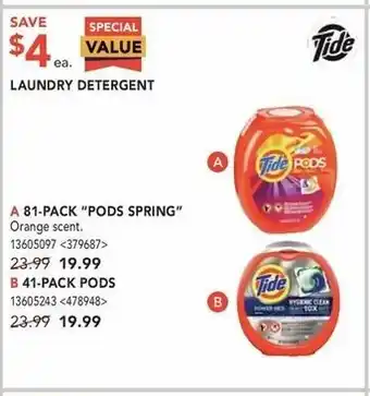 RONA Laundry detergent offer