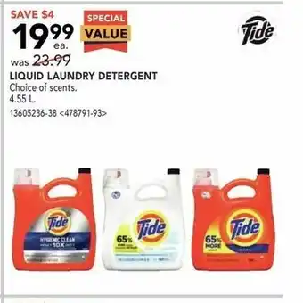 RONA Liquid laundry detergent offer