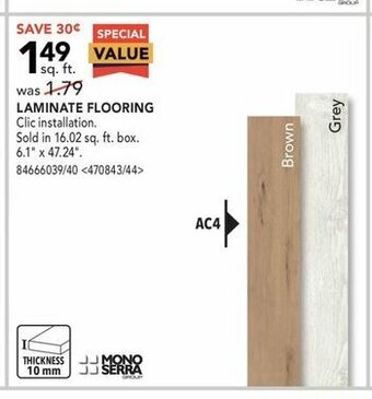 RONA Laminate flooring offer