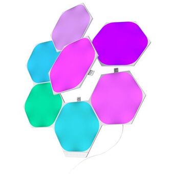 Best Buy Nanoleaf shapes hexagon light panels - smarter kit - 7 panels offer