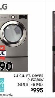 RONA 7.4 Cu. ft. dryer offer