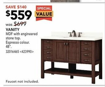 RONA Vanity offer