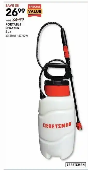 RONA Portable sprayer offer
