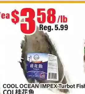 Btrust Supermarket Cool Ocean Impex Turbot Fish offer