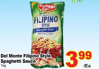 T&T Supermarket Del Monte Filipino Style Spaghetti Sauce offer