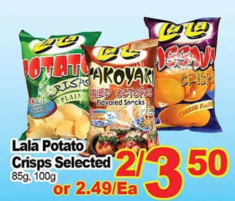 T&T Supermarket Lala Potato Crisps offer