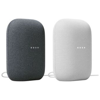 Best Buy Google room-filling sound bundle - nest audio smart speaker - 2 pack - charcoal/chalk offer