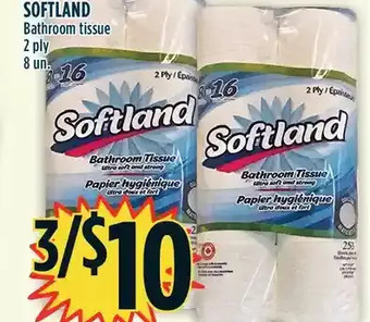 Marché Adonis Softland Bathroom Tissue offer