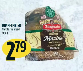 Marché Adonis Dimpflmeier Marble Rye Bread offer