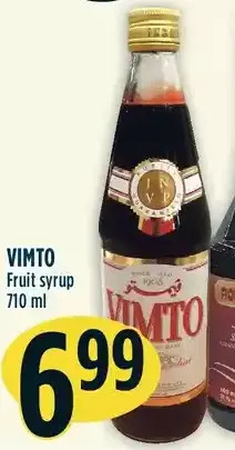 Marché Adonis Vimto Fruit Syrup offer