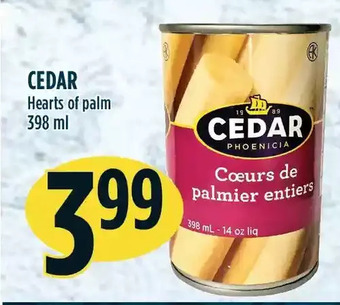 Marché Adonis Cedar Hearts of Palm offer