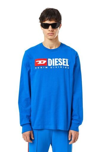 Diesel Long-sleeve t-shirt with fleece logo offer