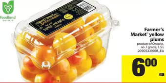 Real Canadian Superstore Farmer's Market Yellow Plums offer