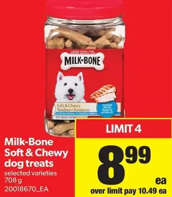Real Canadian Superstore Milk-Bone Soft & Chewy Dog Treats offer
