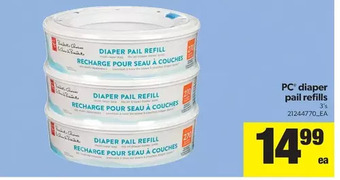 Real Canadian Superstore PC Diaper Pail Refills offer