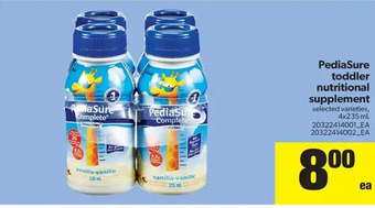 Real Canadian Superstore Pediasure Toddler Nutritional Supplement offer