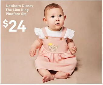 Real Canadian Superstore Newborn Disney the Lion King Pinafore Set offer