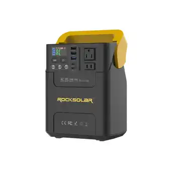 Best Buy ROCKSOLAR Portable Power Station 100W Adventurer RS328 - 222Wh Backup Lithium Battery, Solar Generator Power Supply with AC/U offer
