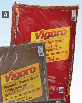 Home Depot Vigoro Mulch - Red offer