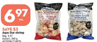 Giant Tiger Aqua Star Shrimp offer