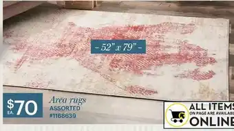 Giant Tiger Area Rugs offer