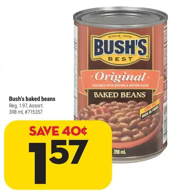 Giant Tiger Bush's Baked Beans offer