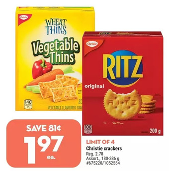 Giant Tiger Christie Crackers offer
