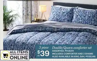 Giant Tiger Double/Queen Comforter Set | King offer