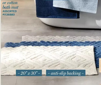 Giant Tiger Cotton Bath Mat offer