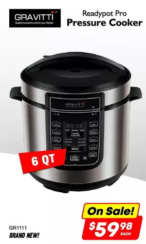 Factory Direct Gravitti Readypot Pro Pressure Cooker offer