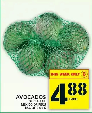 Food Basics Avocados offer