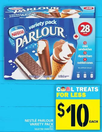Food Basics Nestle Parlour Variety Pack offer