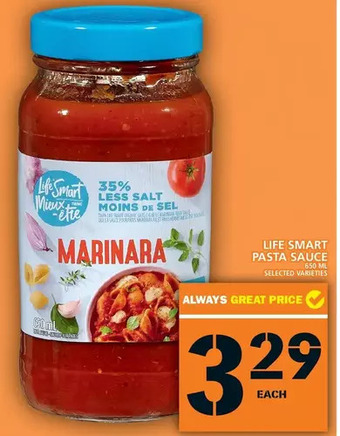 Food Basics Life Smart Pasta Sauce offer