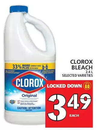 Food Basics Clorox Bleach offer