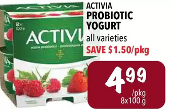 Farm Boy Activia Probiotic Yogurt offer