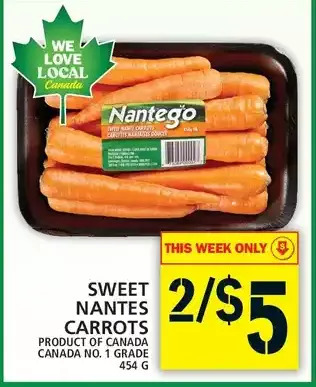 Food Basics Sweet Nantes Carrots offer