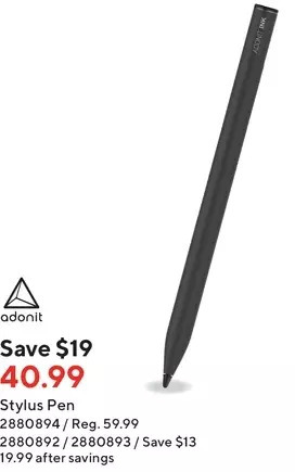 Staples Adonit Stylus Pen offer