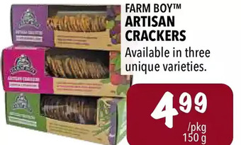 Farm Boy Farm Boy Artisan Crackers offer