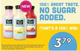 Sobeys Minute Maid offer