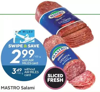 Sobeys Mastro Salami offer