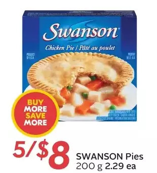 Sobeys Swanson Pies offer