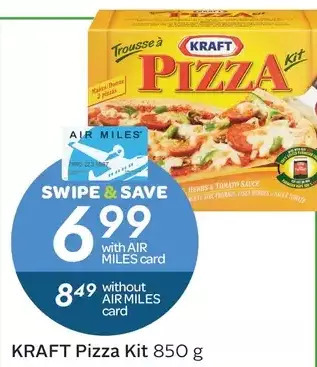 Sobeys Kraft Pizza Kit offer