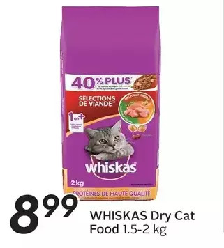 Sobeys Whiskas Dry Cat Food offer