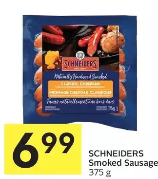 Foodland Schneiders Smoked Sausage offer