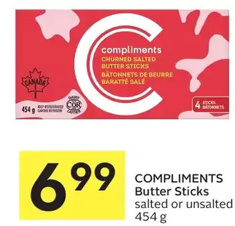 Foodland Compliments Butter Sticks offer