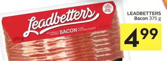 Foodland Leadbetters Bacon offer