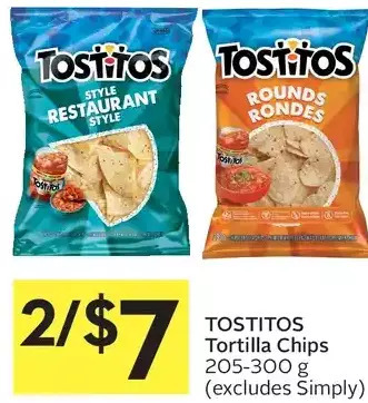 Foodland Tostitos Tortilla Chips offer
