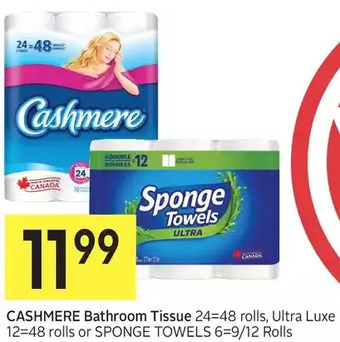 Foodland Cashmere Bathroom Tissue offer